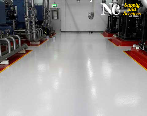 เคลือบพื้นป้องกันไฟฟ้าสถิต Anti-static flooring Conductive Floor